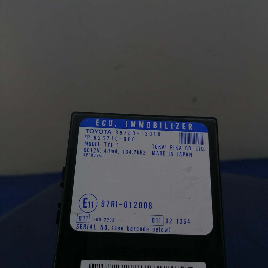 фото №6, Toyota corolla verso модуль иммобилайзер 8978013010