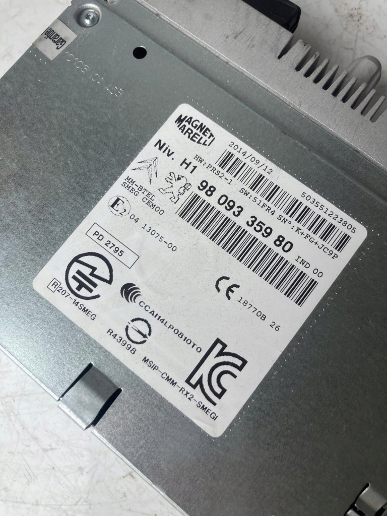 фото №9, Радіо навігація peugeot 508 i lift 308 t9 9809335980