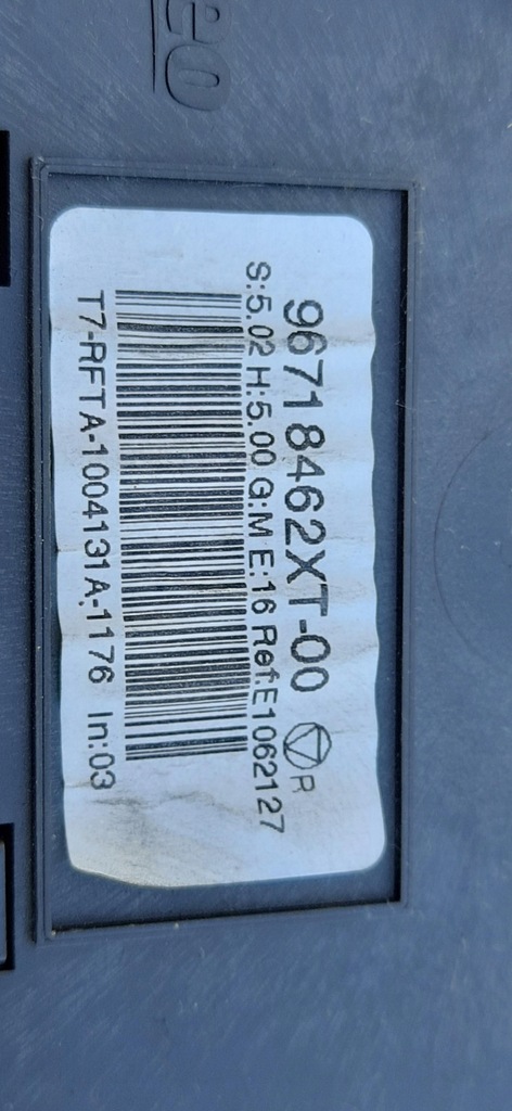 фото №8, Панель кондиционера peugeot rcz 96718462xt