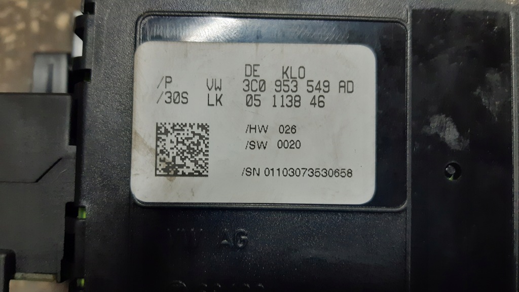 фото №6, Перемикач комбінований стрічка модуль vw passat b6 eu