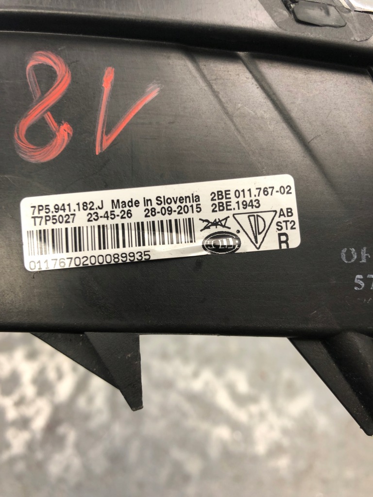 Фара поворотник led drl правый porsche cayenne 7p5941182j в Украине