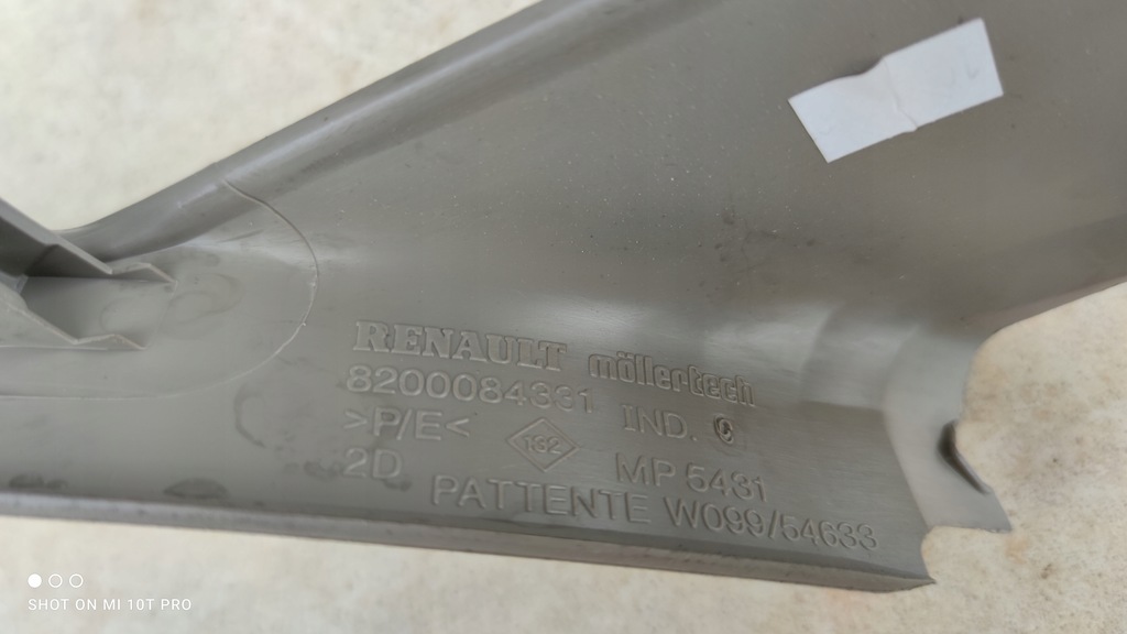 фото №6, Накладка порог правая перед scenic ii 8200084331