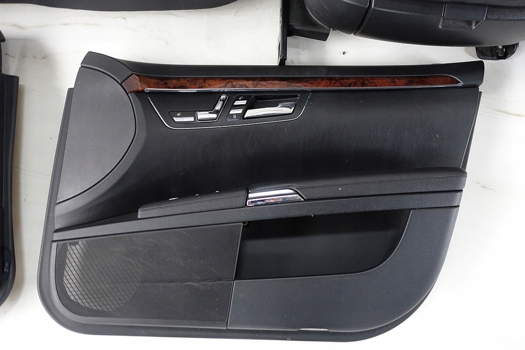 фото №9, Mercedes w221 обивка кожа сиденья обшивки сиденье