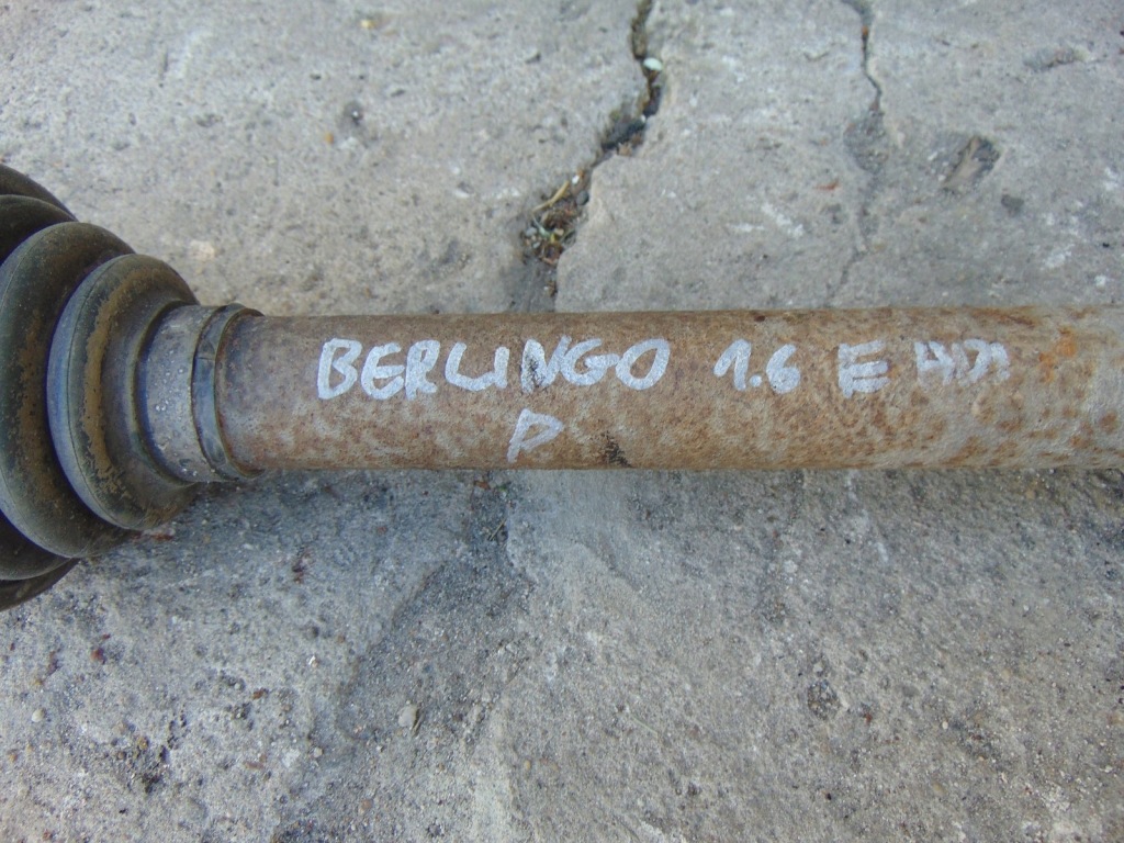 фото №6, Привідний вал права перед partner berlingo iii 1.6 hdi