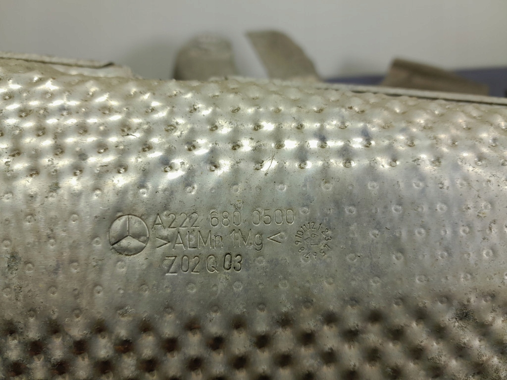 фото №9, Mercedes s w222 lift комплект захист termicznych глушників końcowych