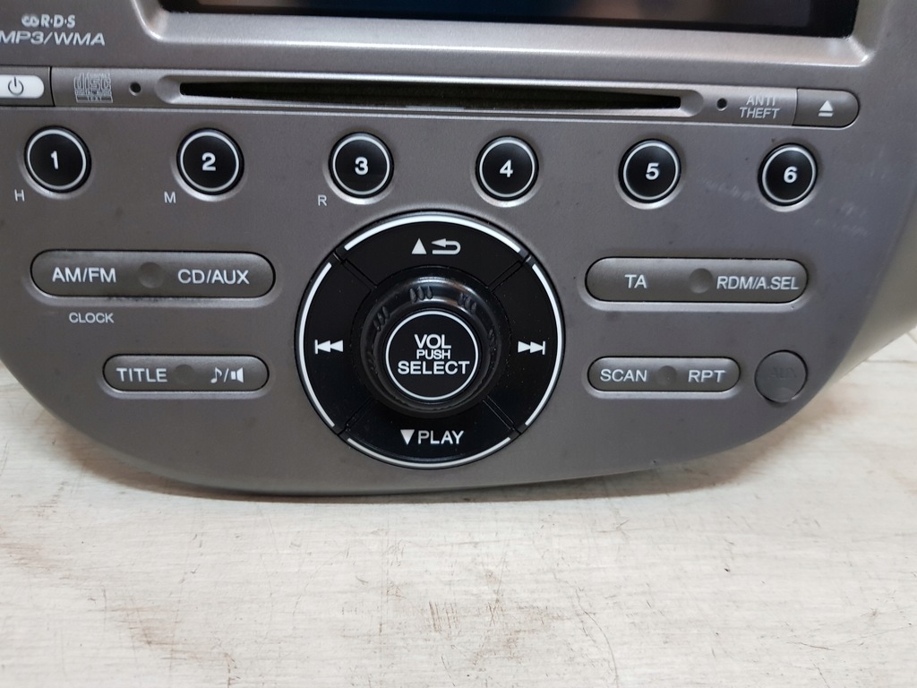 фото №6, Радіо cd mp3 aux eu honda jazz iii 08-11