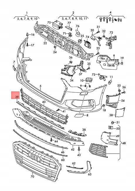 фото №7, Кронштейн передний бампера vag audi a6 s6 2020-2023 оригинальный 4k0807888