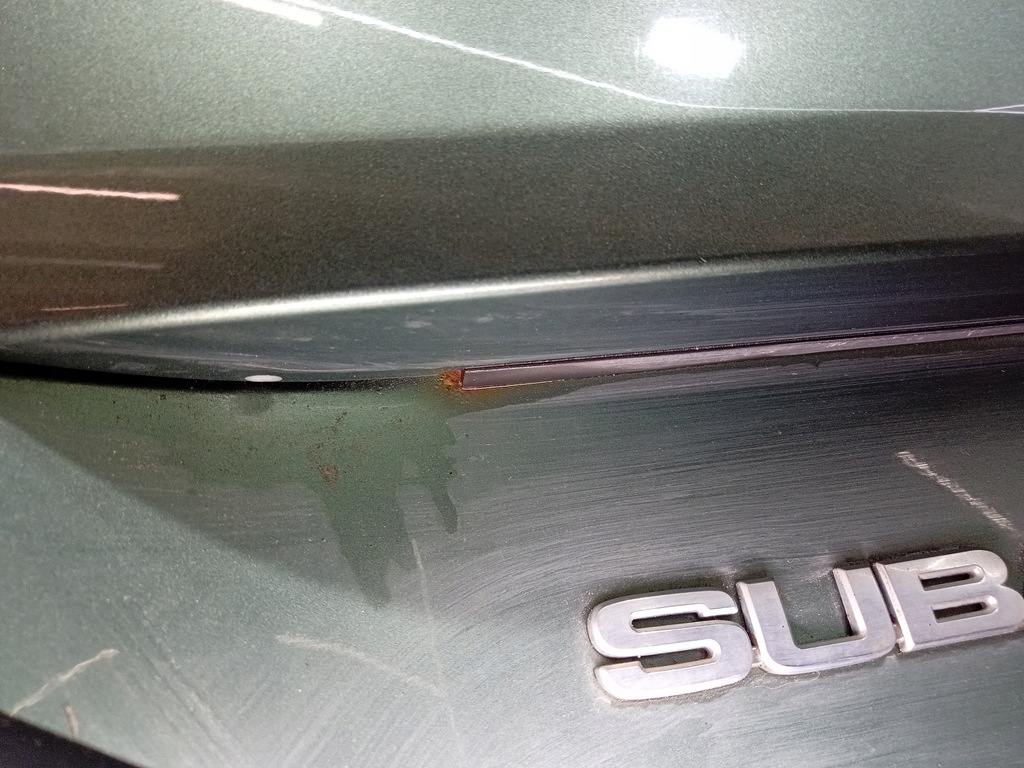 фото №6, Forester ii sg lift 05- крышка багажника багажника задняя задняя 55m