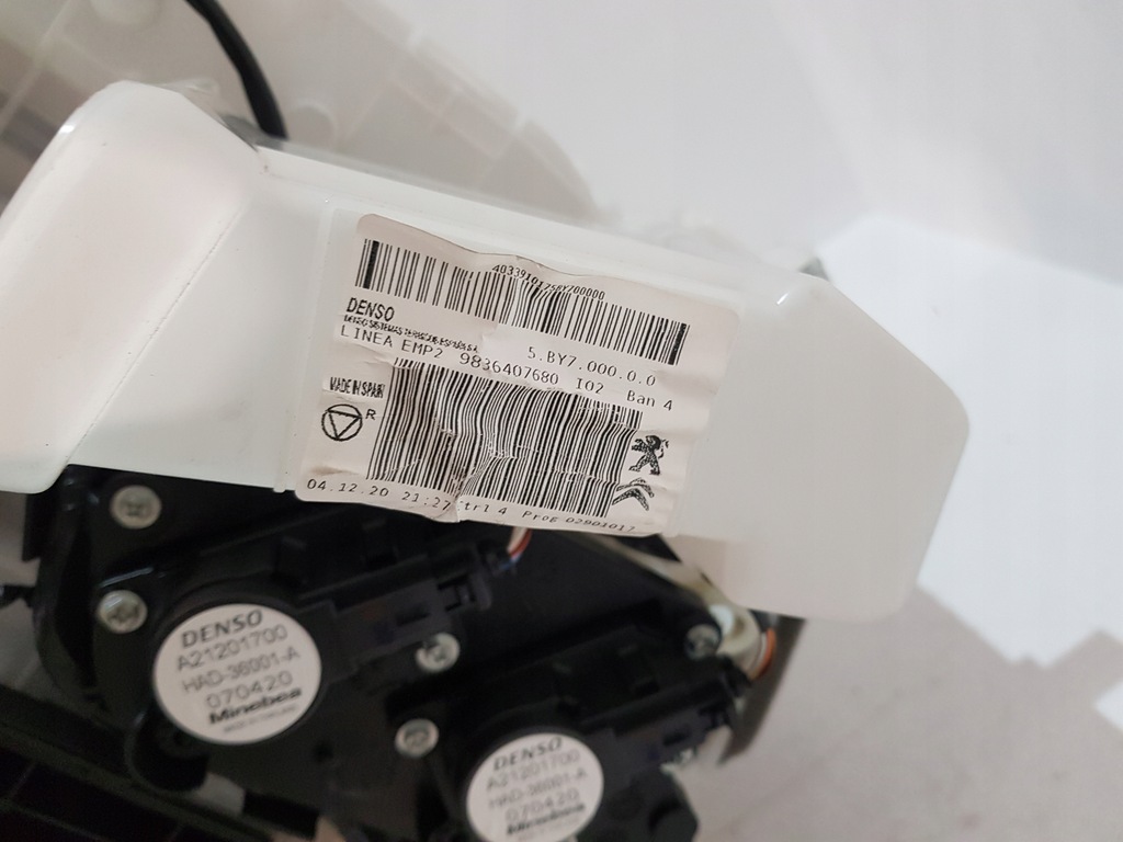 фото №10, Отопитель комплектная 9836407680 opel combo e berlingo iv 21r eu 1.5d