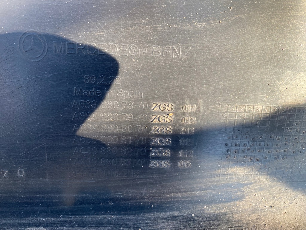 фото №7, Mercedes vito viano w639 lift бампер перед передній