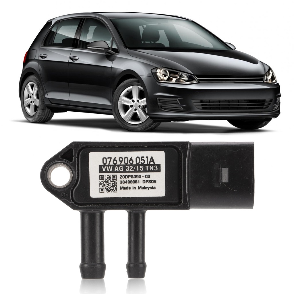 фото №10, 3-контактний датчик тиску вихлопних газів dpf 076906051a