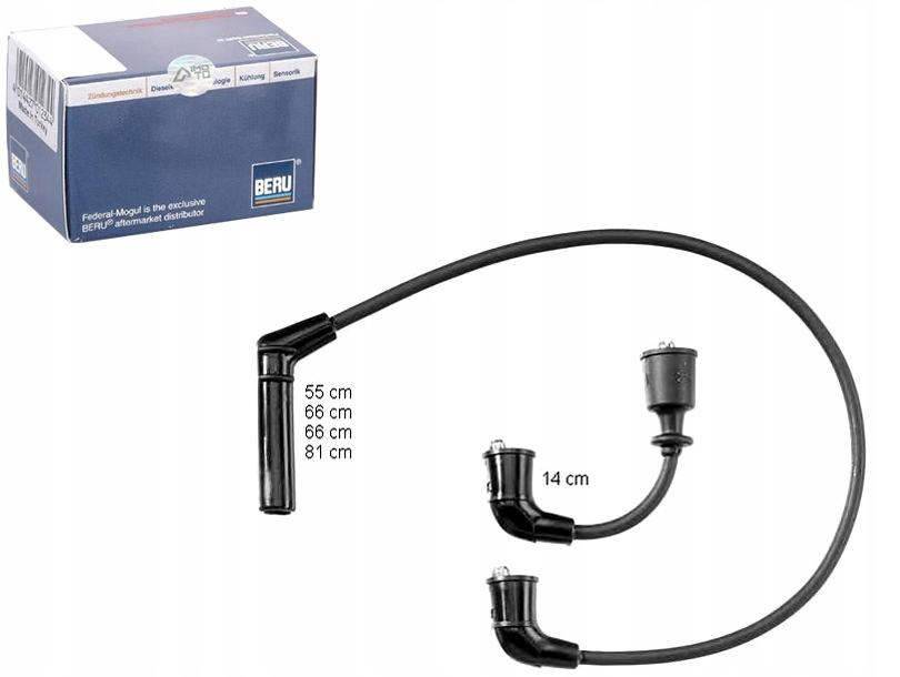 фото №1, Провода зажигания kpl. zef 1144 beru