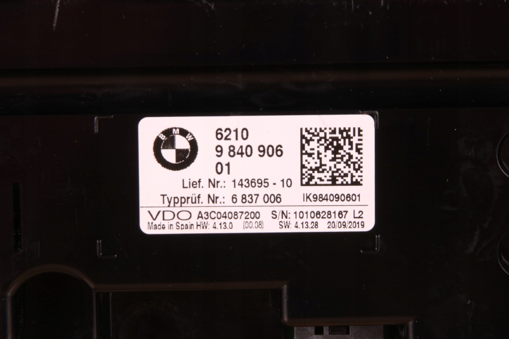 фото №7, Bmw x1 f48 x2 f39 счетчик приборы спидометр км/ч 9840906