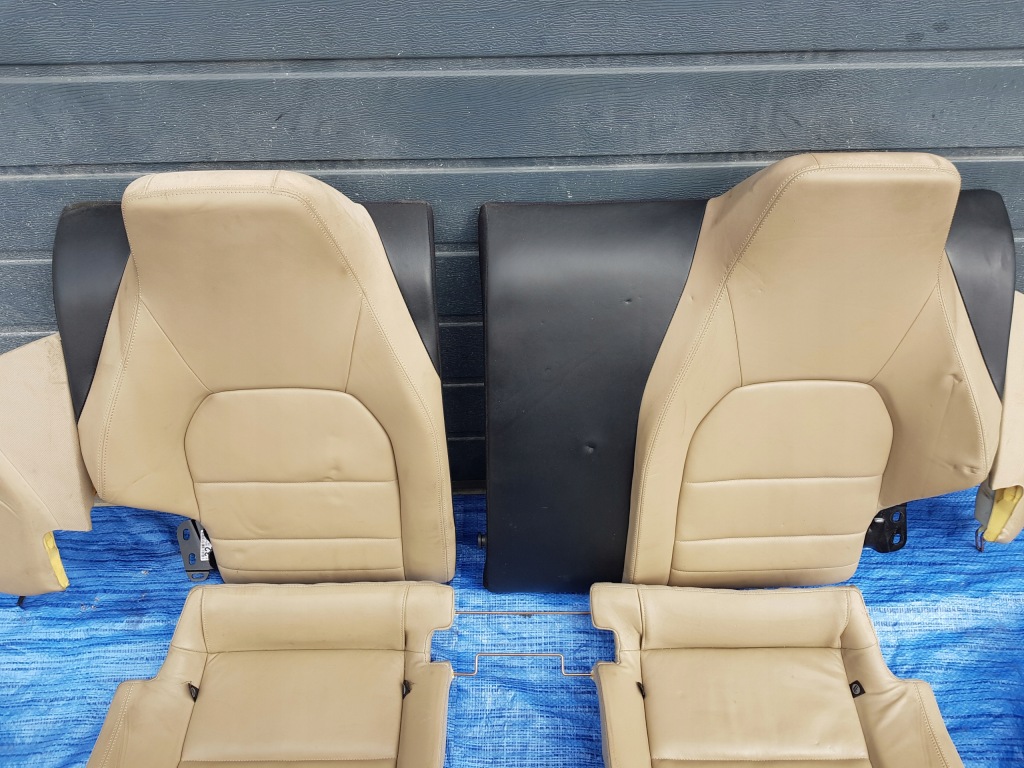 фото №11, Mercedes w207 c207 coupe сидіння заднє сидіння обшивки комплект шкіра