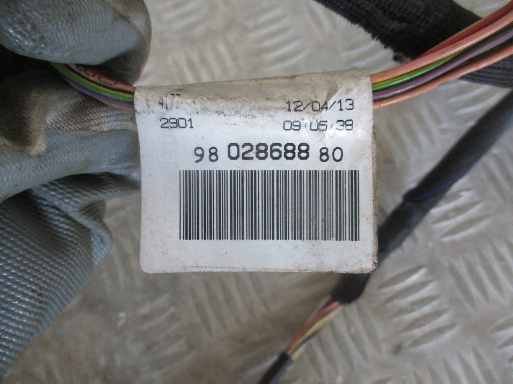 фото №7, Жгут дверь левый перед 9802868880 peugeot 508 10-18r