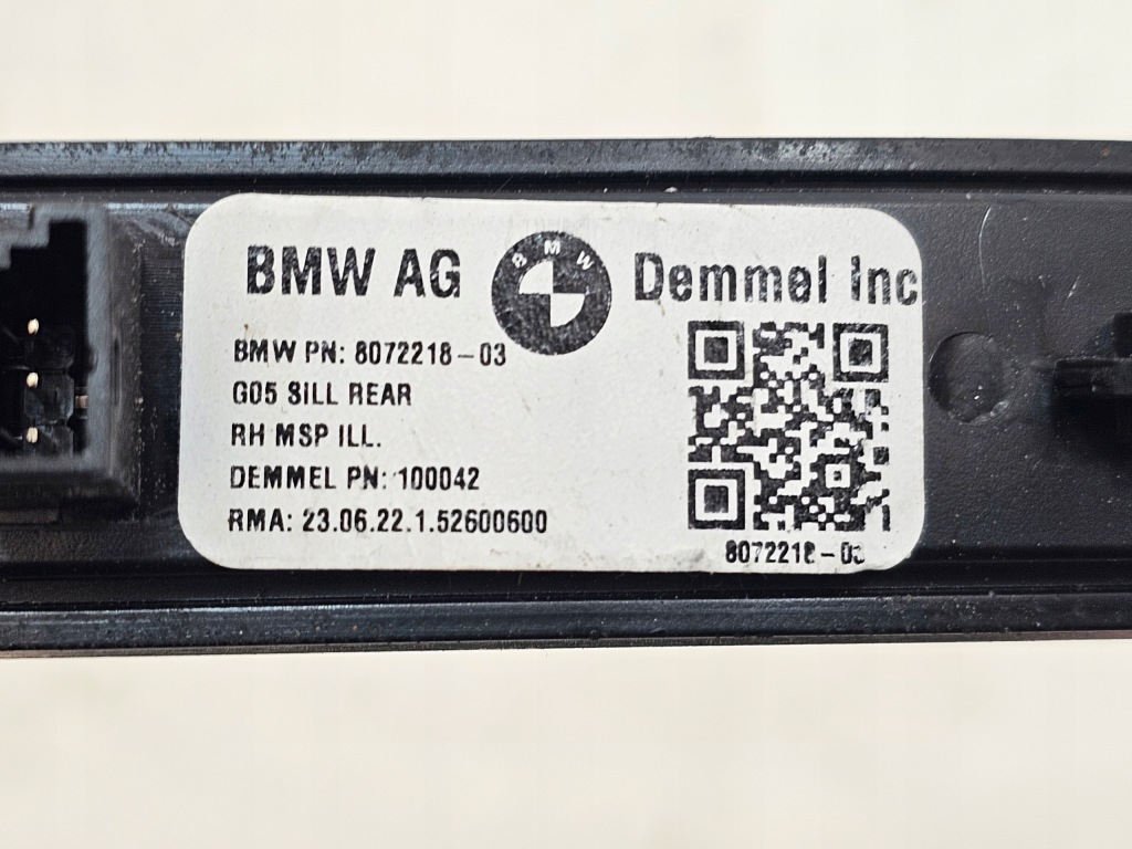 Bmw x5 g05 19- накладка  накладка порога  led левая правая 8072217 америка в Украине