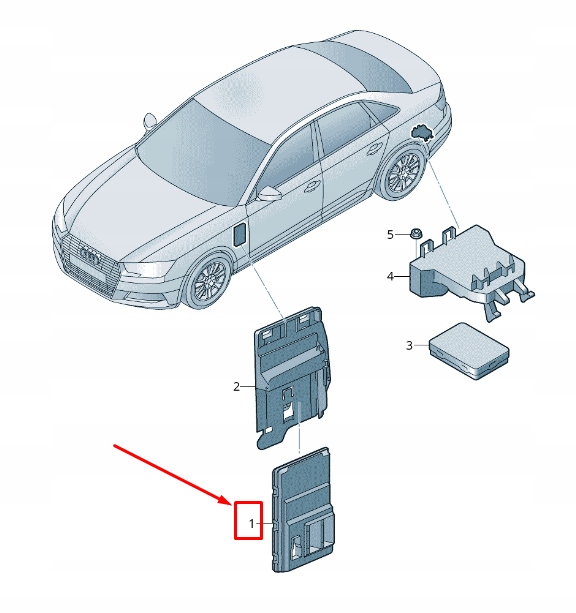 фото №1, Audi q5 fy встроенный supply управление unit 8w0907063bh