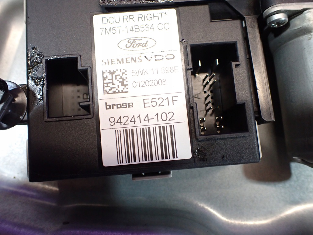 фото №5, Ford c-max подъемник стекло задняя правый 7m5t-14b534cc