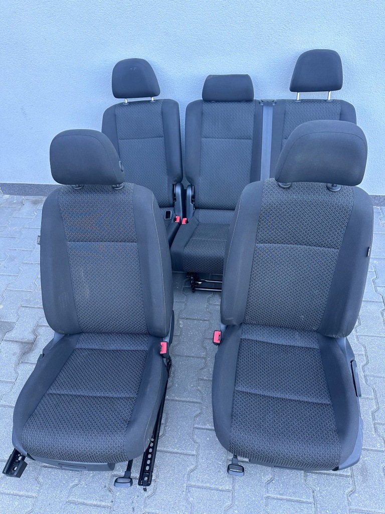 фото №1, Caddy 2k5 life сидіння комплект перед задня заднє сидіння лавка