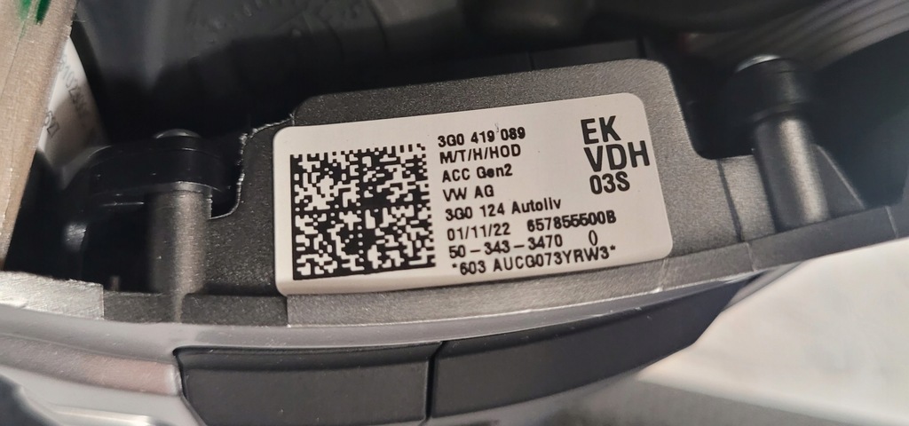 фото №8, Vw passat b8 golf vii tiguan воздуховод подушка