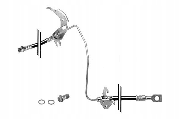 фото №2, Шланг гальмівний elast. opel задня astra combo meri #petrolhead pro+ kit15