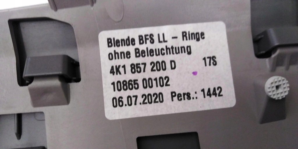 фото №13, Audi a6 4k c8 dekor рамка дисплея lcd 4k1857200d