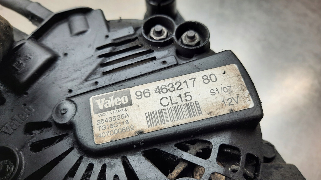 фото №7, Генератор 9646321780 fiat scudo ii 1.6 hdi