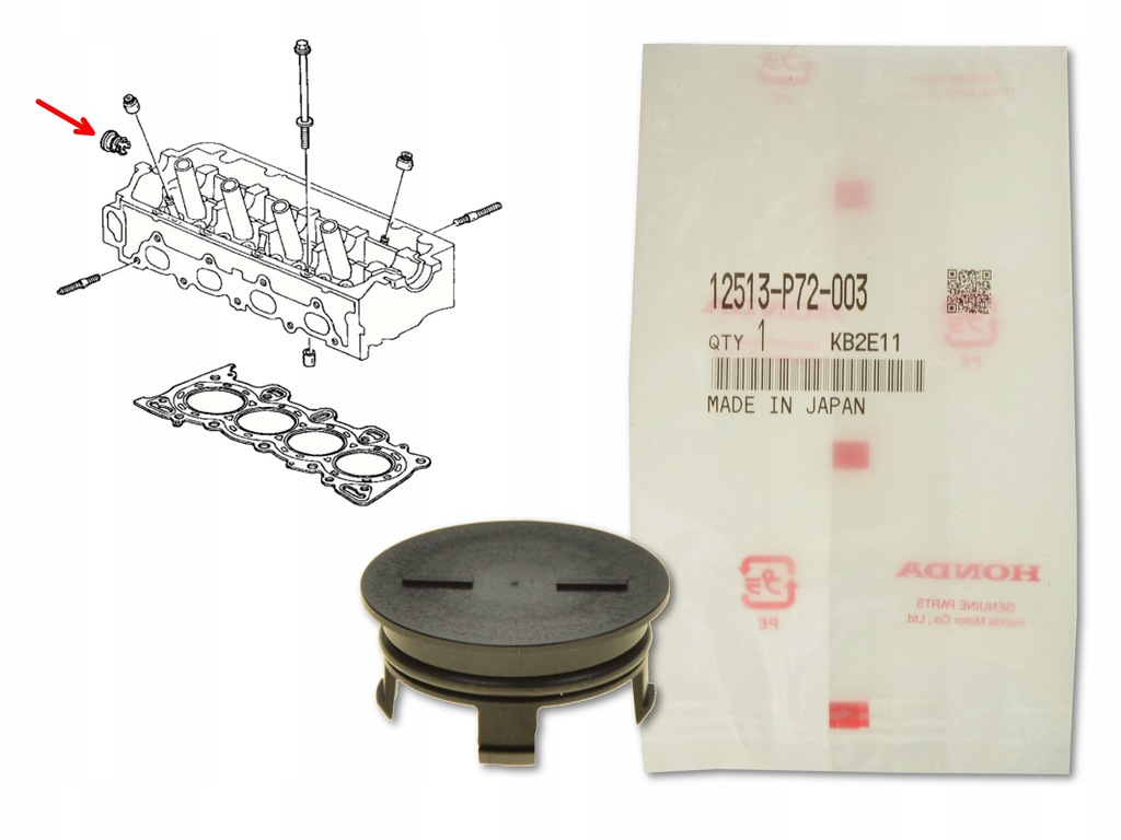 фото №1, Honda civic ix 12- 1.4i заглушка вала розподільного валу