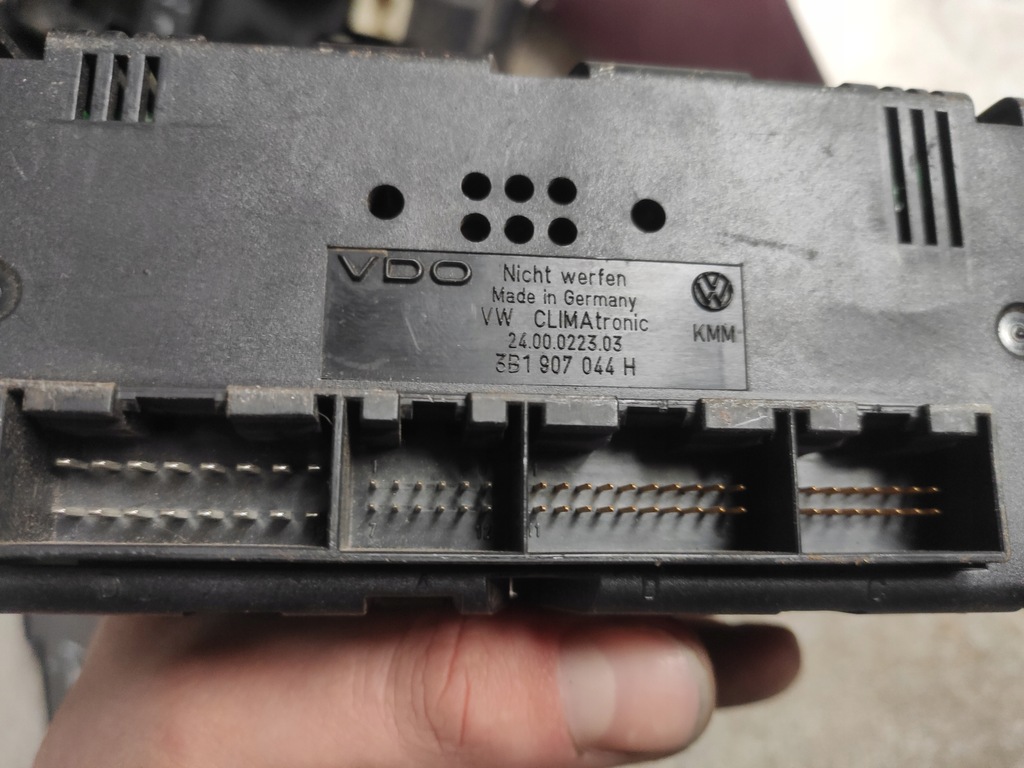 фото №3, Панель кондиционера обдув vw passat b5