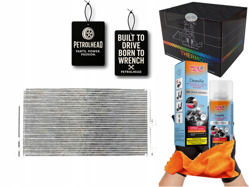 фото №1, Конденсатор кондиционера fiat doblo doblo cargo idea #petrolhead pro+ kit9