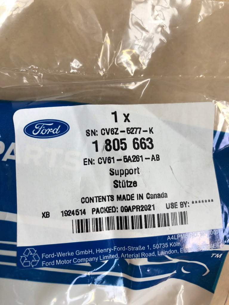 фото №12, Кронштейн глушника rh/lh ford kuga mk2