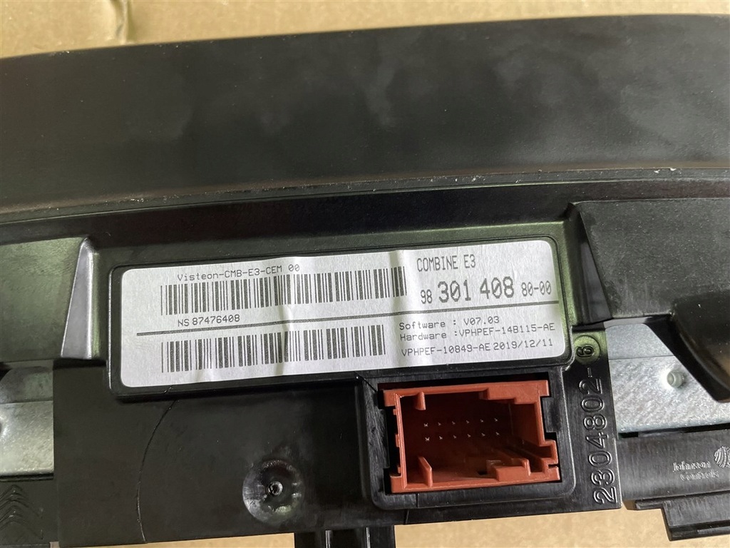 фото №7, Счетчик приборы 1. 5 bluehdi механическая коробка передач 18-22r citroen c4 cactus lift