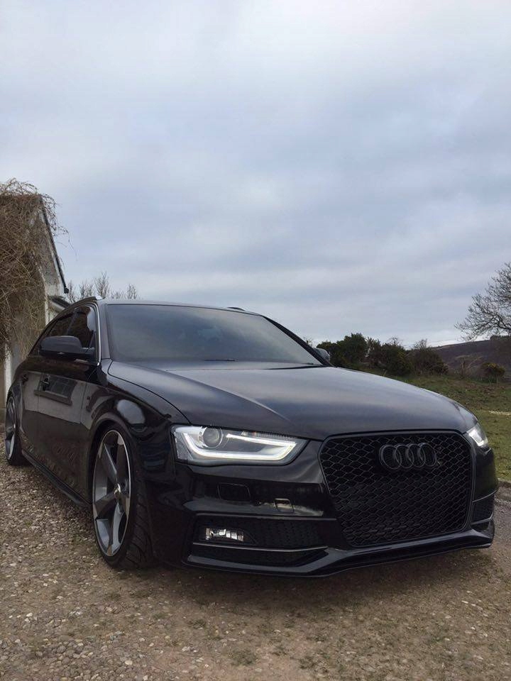 фото №12, Решётка радиатора audi a4 b8 2011-2016 plaster соты чёрный блеск rs решётка радиатора бампера