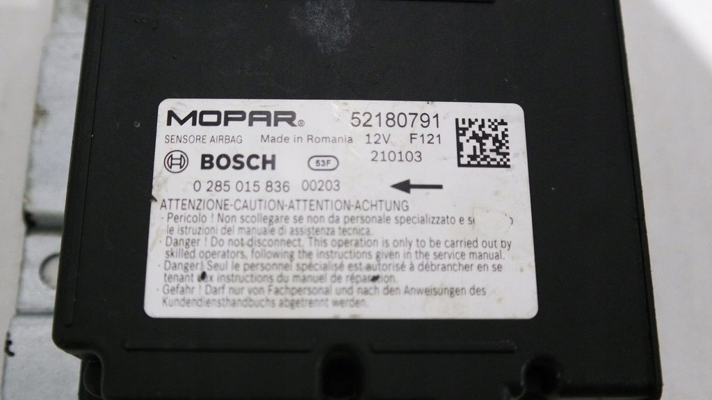 фото №3, Модуль датчик jeep renegade 0285015836