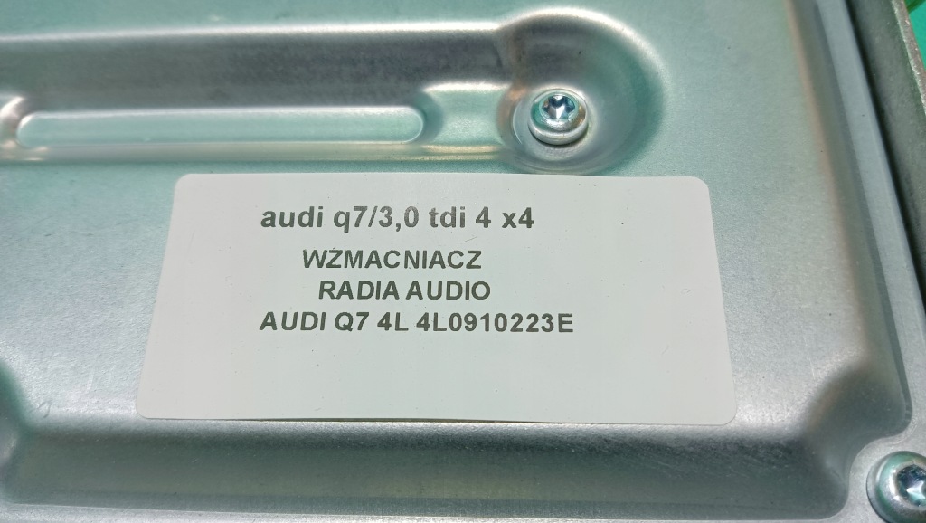 фото №4, Підсилювач радіо аудіо audi q7 4l0910223e