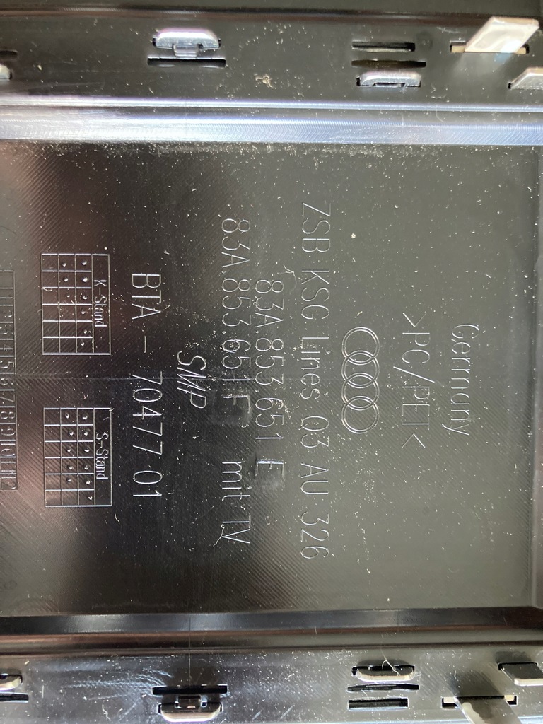 фото №10, Решітка радіатора решітка радіатора бампера хром audi q3 83a s-line 18-