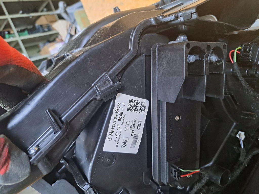 фото №9, Mercedes w247 обігрівач комплектна повітропровід europa