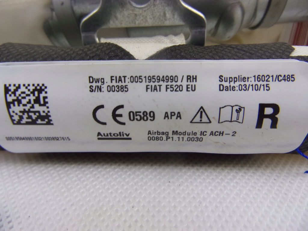 фото №3, Jeep renegade шторка безопасности подушка безопасности правый '00519594990