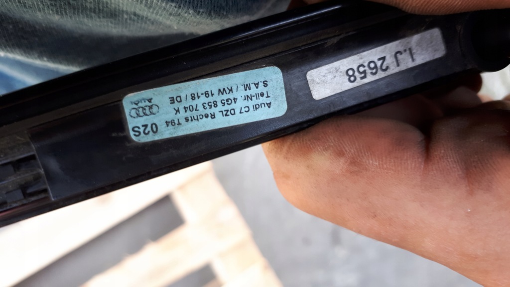 фото №11, S6 c7 4g a6 молдинг кузовная правая sline sedan