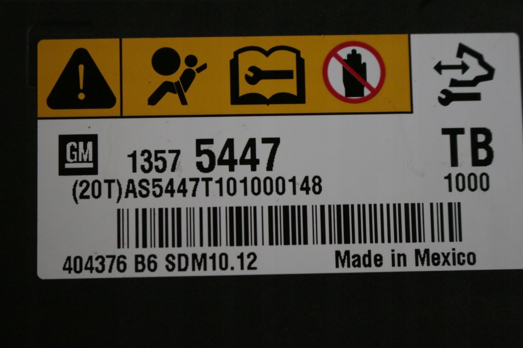 фото №3, Модуль подушок opel insignia a