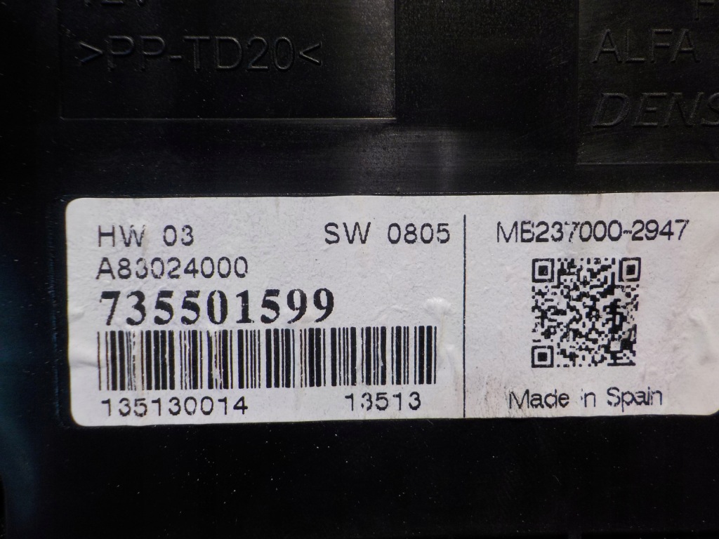 фото №4, Fiat punto evo 1.4 multiair 2013r панель обдув 735501599