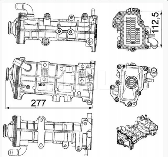 фото №3, Mahle клапан egr iveco daily iv