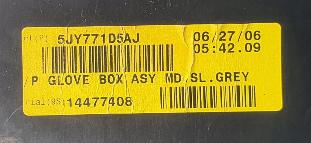 Бардачок пассажира jeep cherokee 3 wh 14477408 европа в Украине