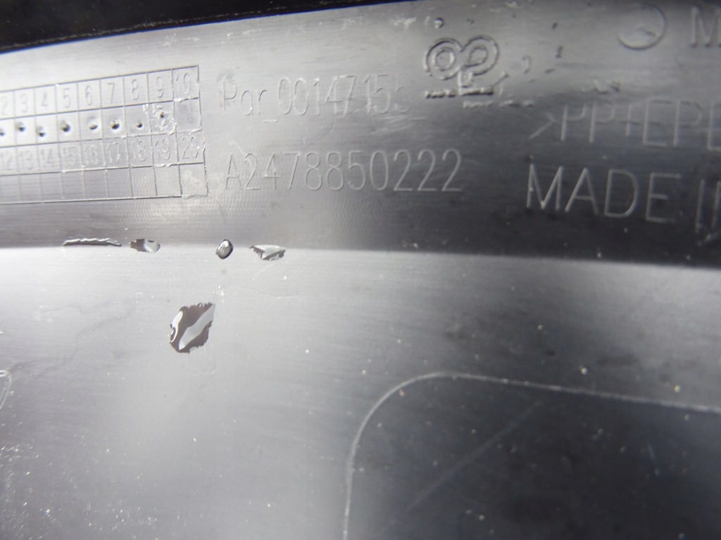 фото №7, Молдинг крыла заднего левая mercedes x247 x243