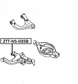 фото №4, Втулка важеля задня nissan pathfinder r51m 05-