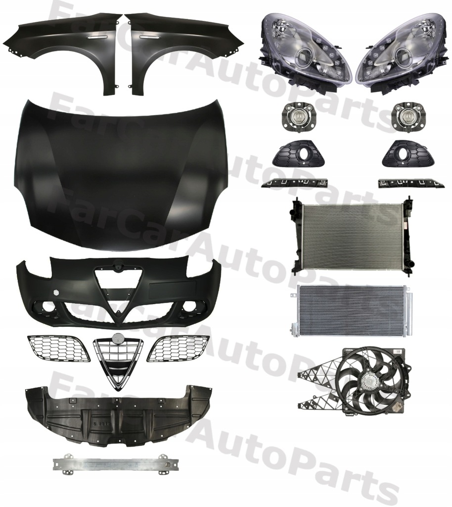 фото №1, Alfa romeo giulietta 10-16 бампер капот крила