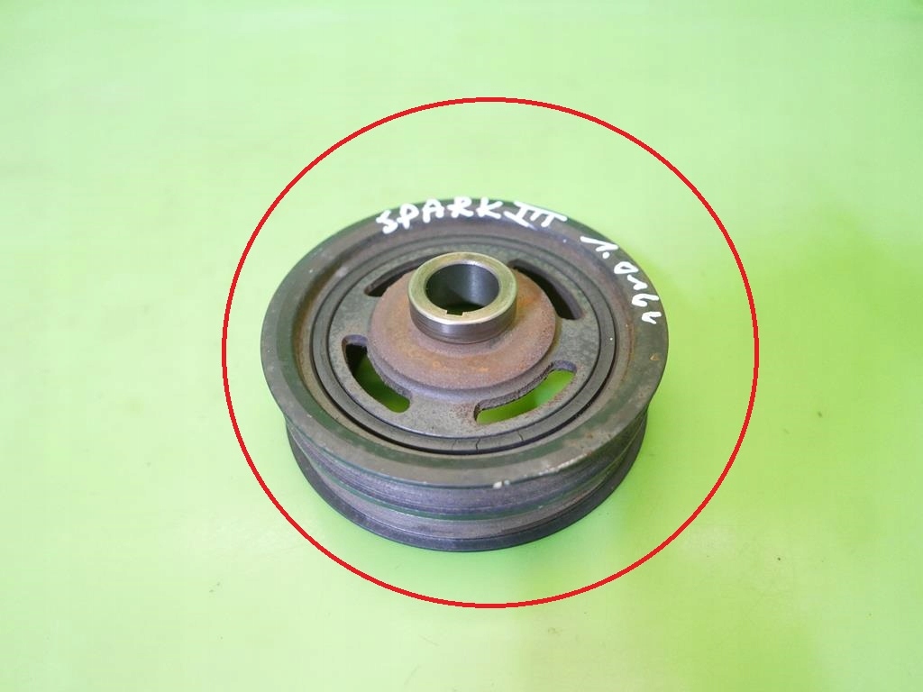 фото №6, Шкив коленчатого вала chevrolet spark iii m300 1.0 09-13