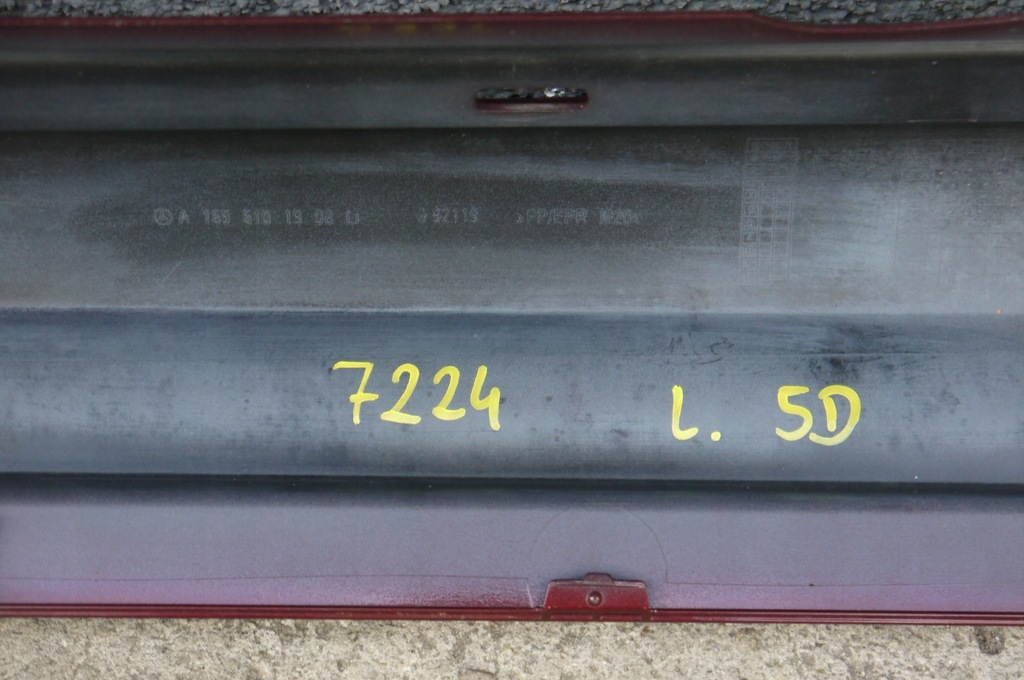 фото №10, Mercedes w169 накладка поріг ліва поріг лівий 5d