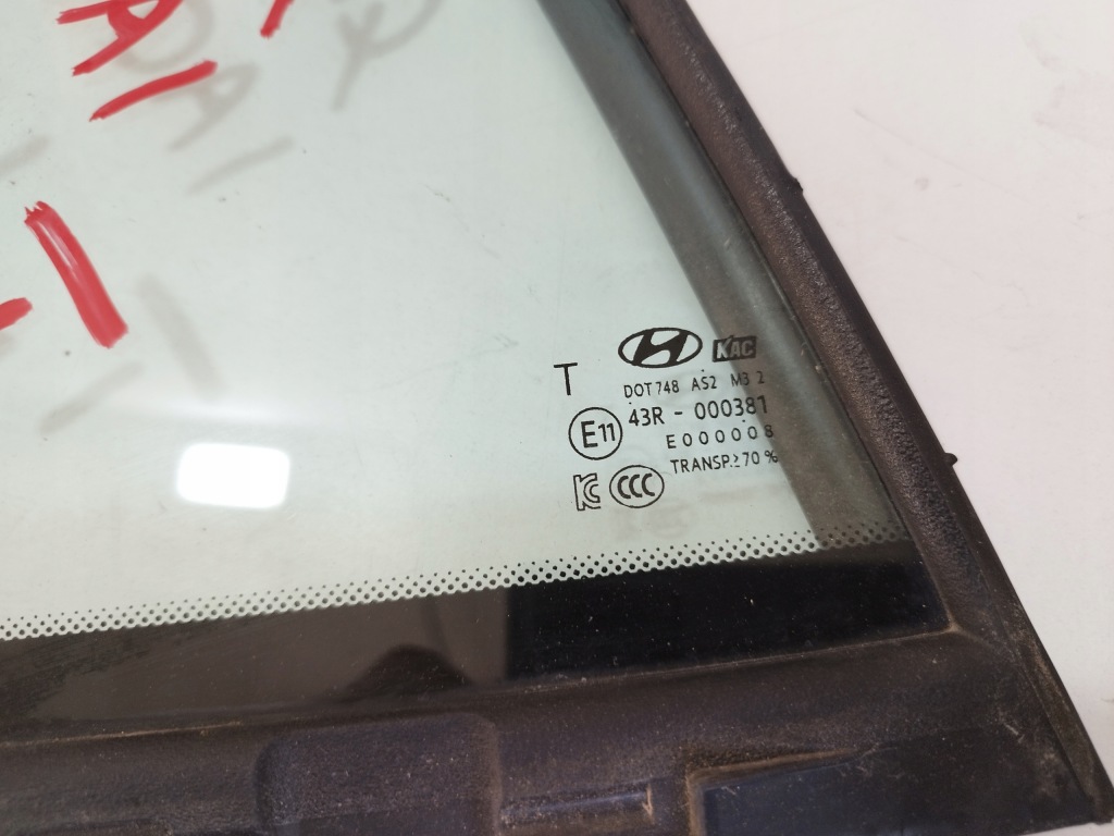 фото №3, Hyundai ioniq скло малий прокладка двері ліва задня