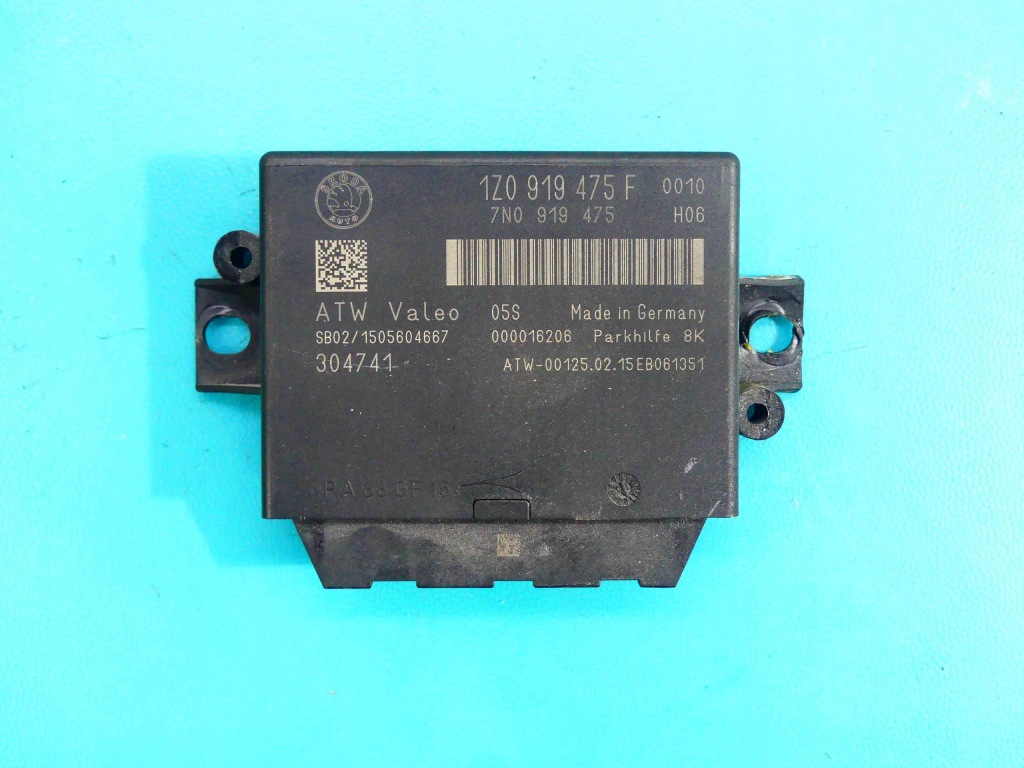 фото №1, Блок управления модуль pdc skoda superb ii 1z0919475f